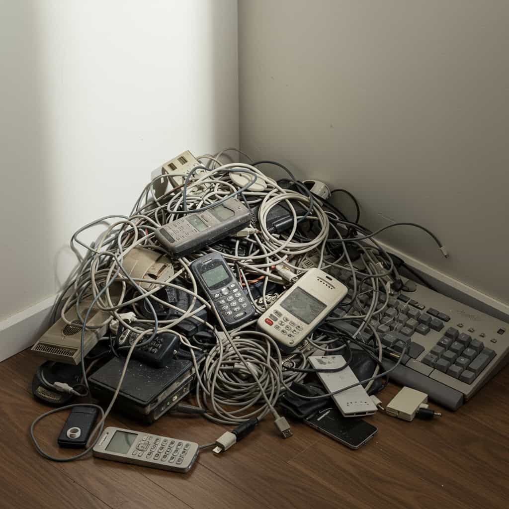 2. Old Electronics and Cables