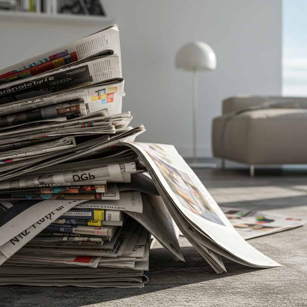 6. Unread Magazines and Newspapers