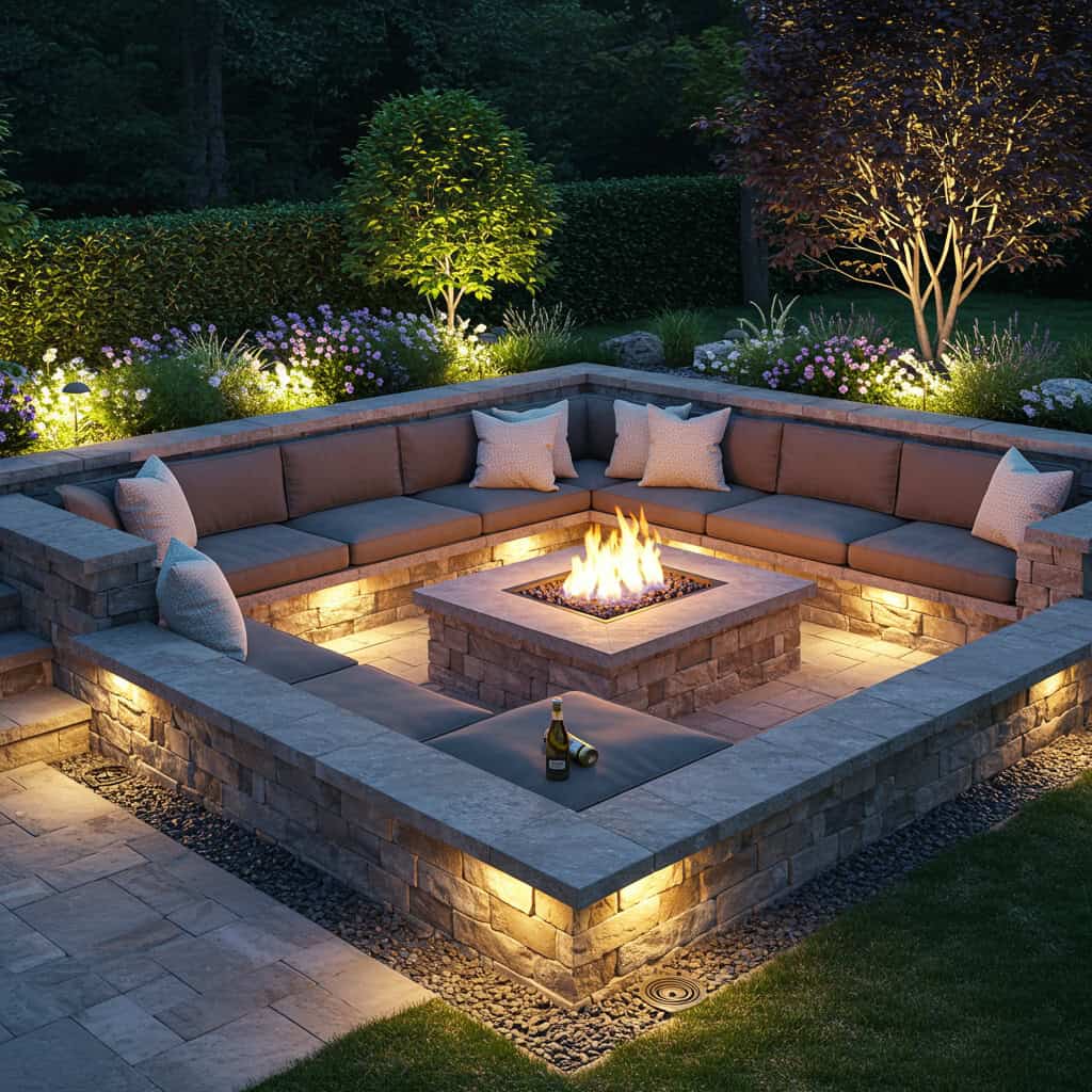3. Sunken Lounge Fire Pit