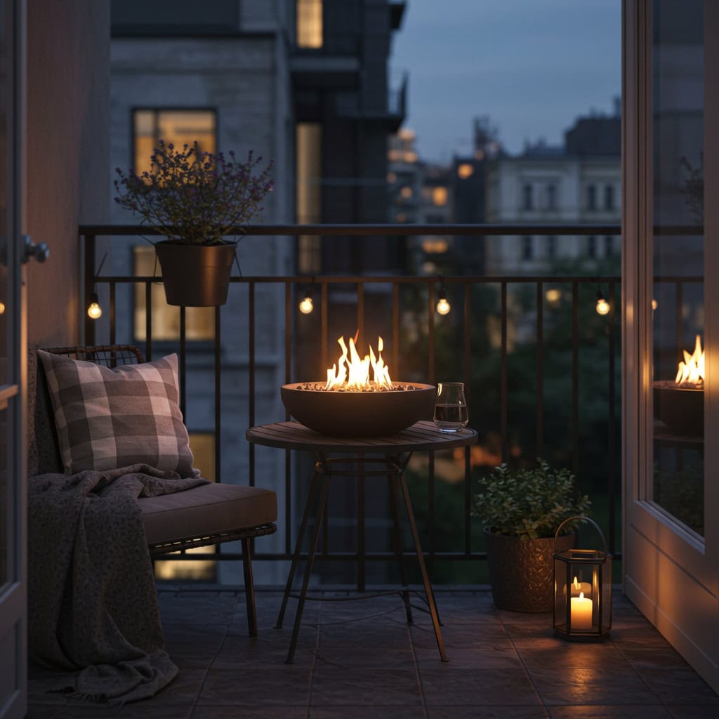 9. Tabletop Fire Bowl for Small Spaces