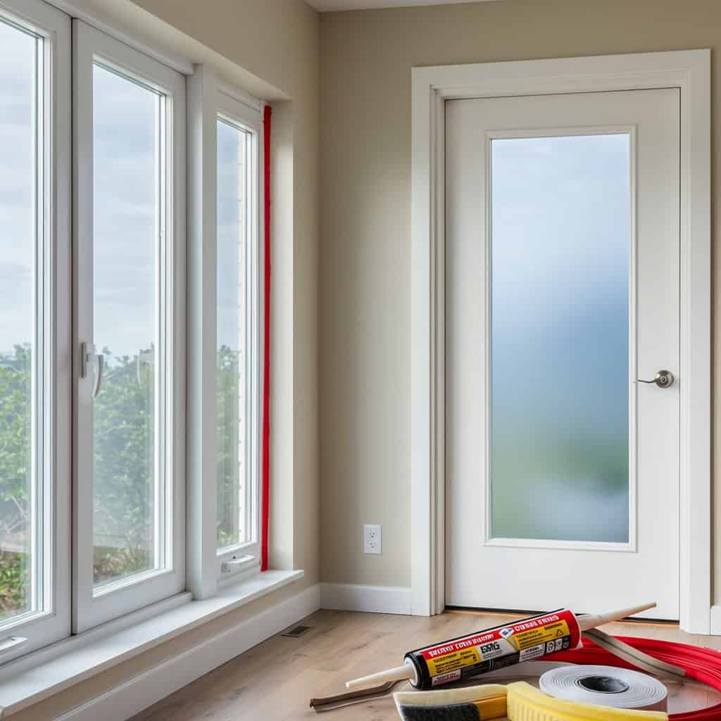 2. Seal Windows and Doors