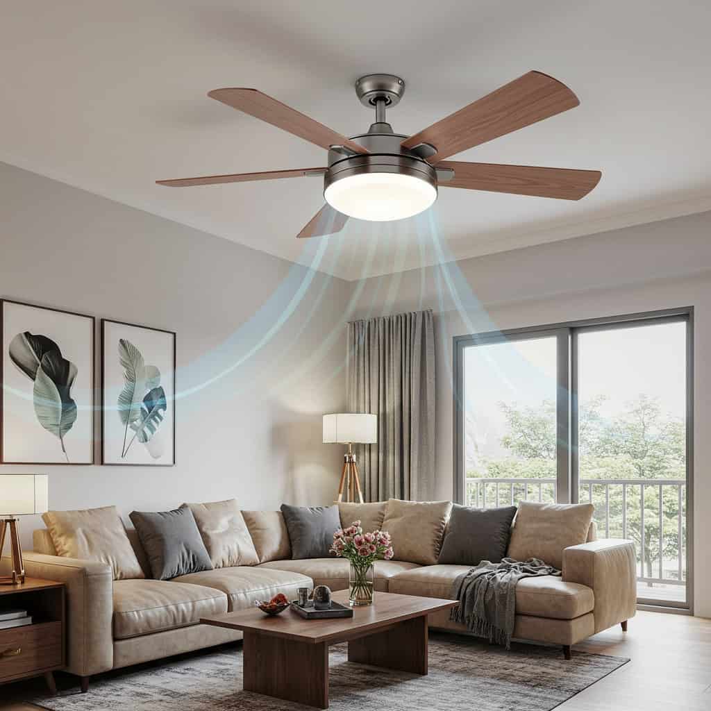 10. Use Ceiling Fans Properly