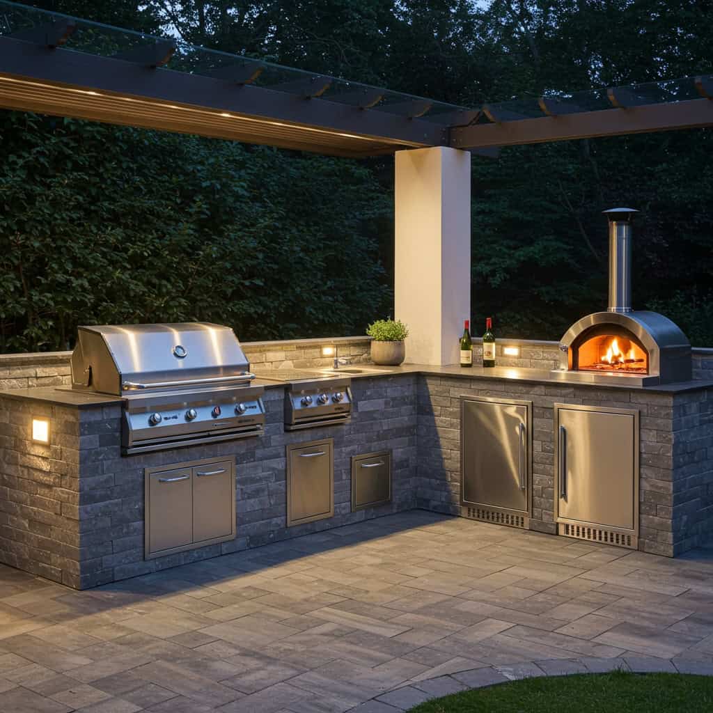 6. Gourmet Outdoor Kitchens