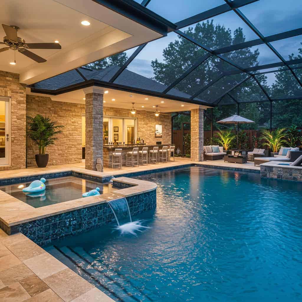 10. Backyard Pools with Resort Features