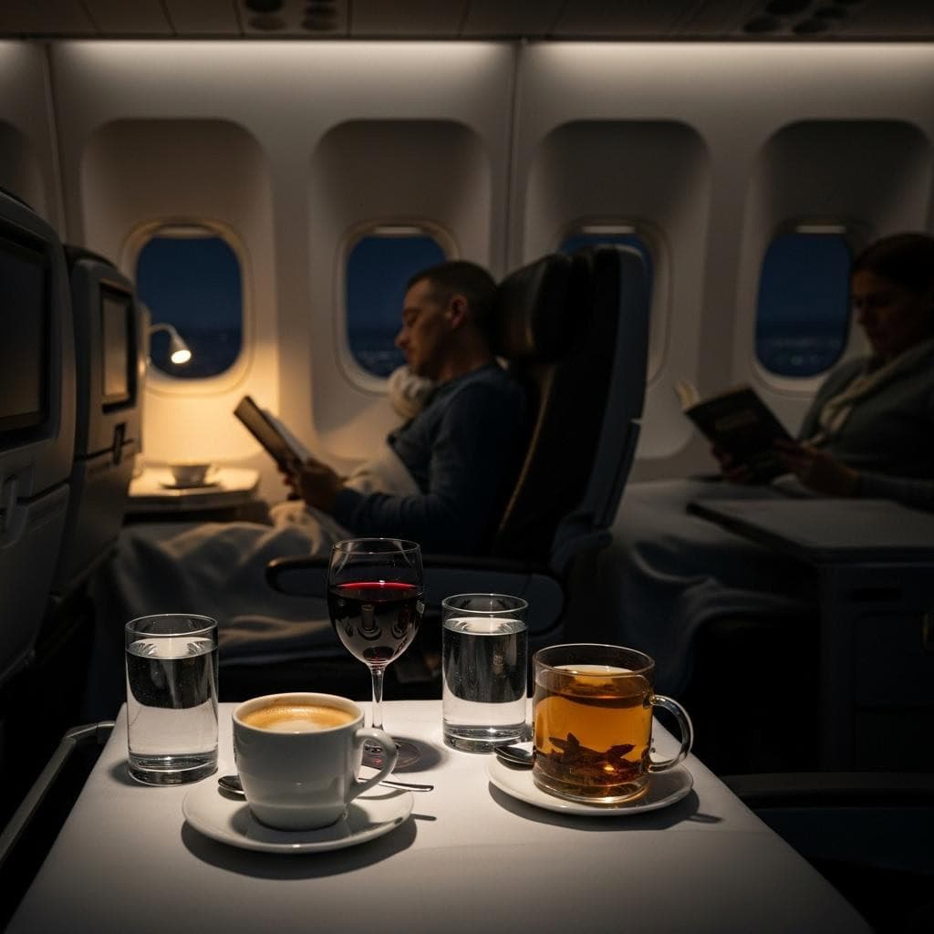 Step 3: Avoid Caffeine and Alcohol in Transit