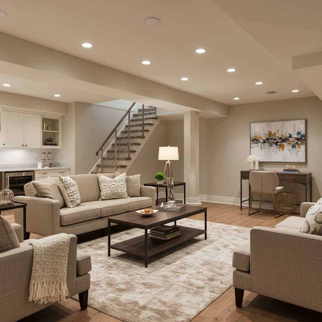 4. Finished Basement