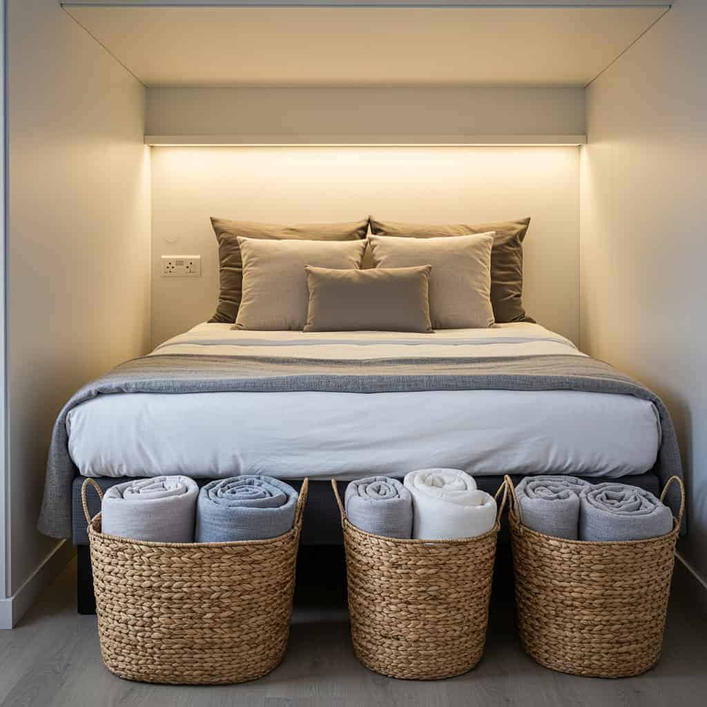 9. Simplify Bedding for Easy Setup