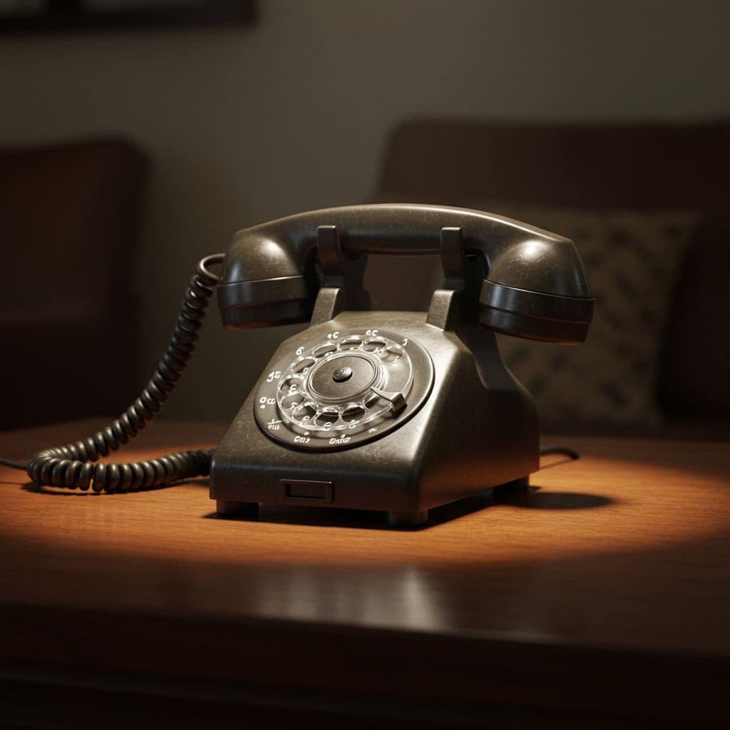 1. Rotary Dial Telephones