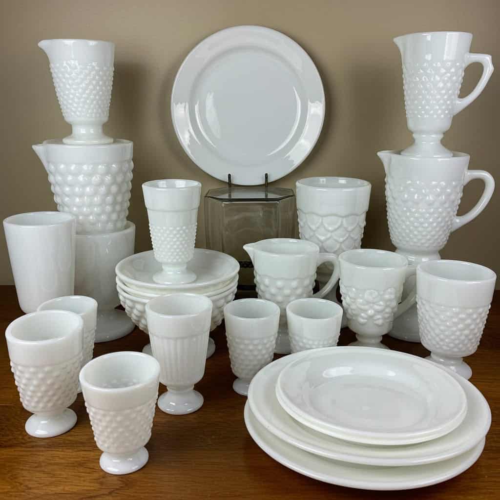 2. Milk Glassware