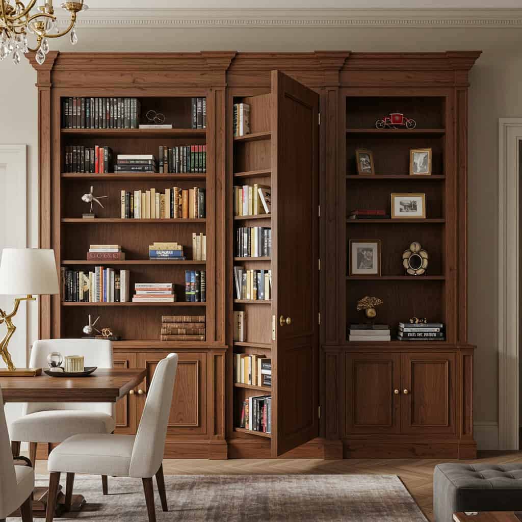 4. Secret Bookshelf Passage