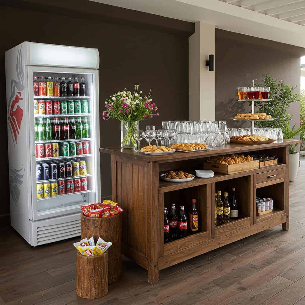 9. Offer Refreshments Outdoors