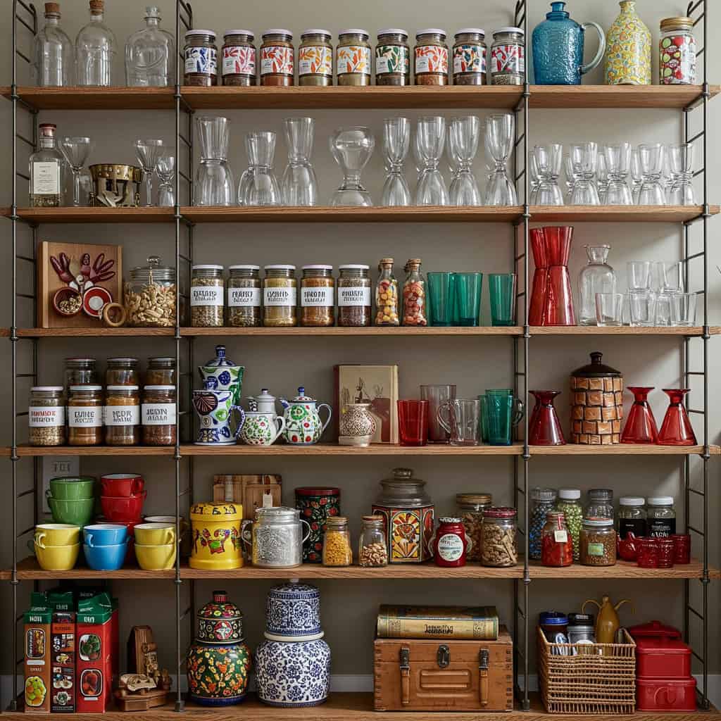 3. Incorporate Open Shelving Displays