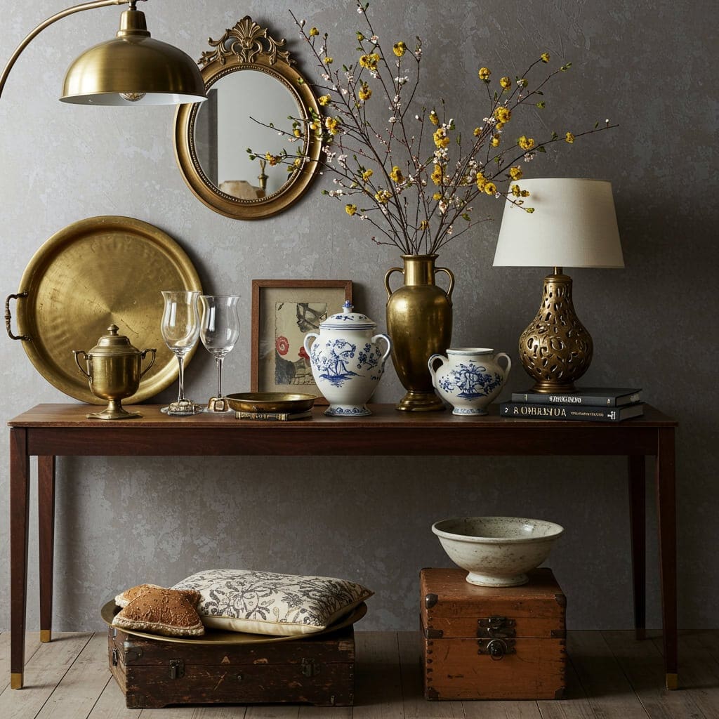 6. Curate a Mix of Vintage and New Finds