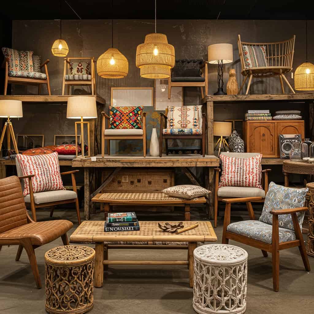 8. Add an Eclectic Mix of Furniture