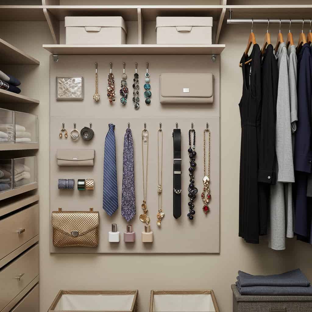 5. Behind Hanging Clothes