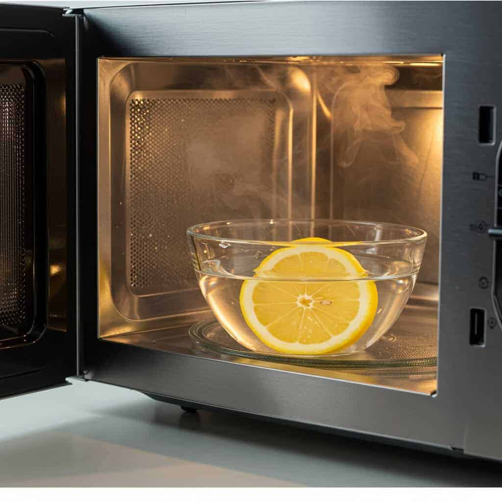 1. Using Lemons to Clean the Microwave