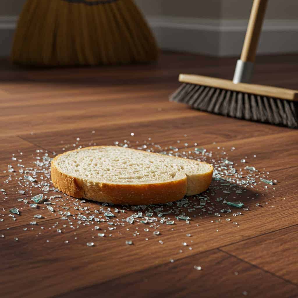 3. Bread to Pick Up Broken Glass