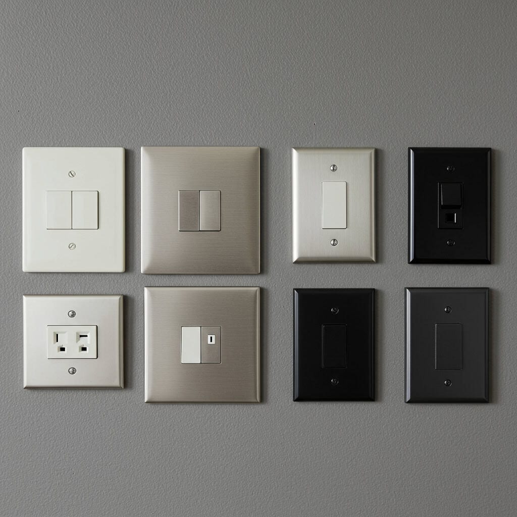 1. Upgrade Light Switch Plates and Outlet Covers