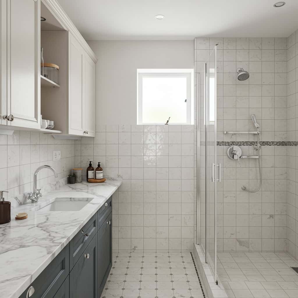 7. Recaulk and Regrout in Kitchens and Baths