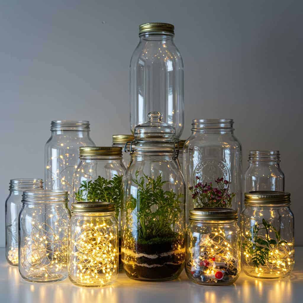 9. Glass Jars