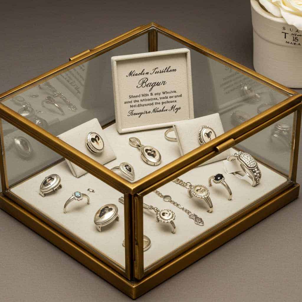9. Memorial Jewelry Displays