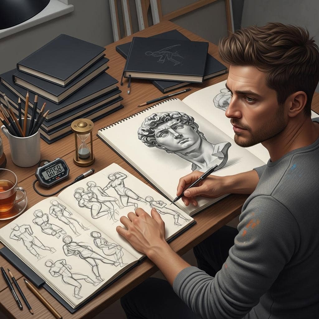 9. Timed Sketching Sessions